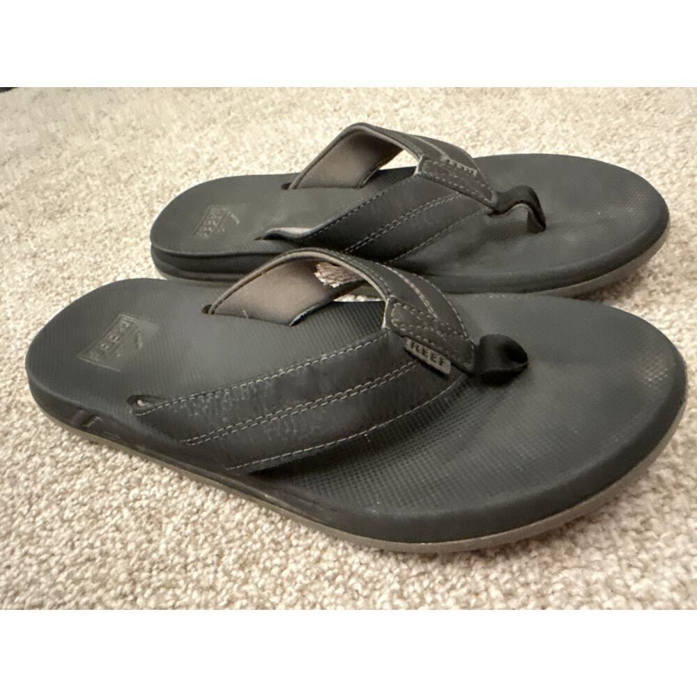Reef Element TQT Mens Black Flip Flop Sandals with Bottle Opener, US 9 - Picture 3 of 6